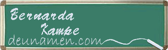 Bernarda Kampe Visitenkarte